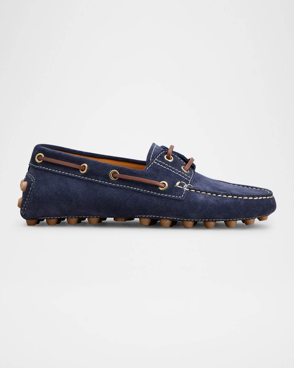 Gommino Suede Driver Boat Loafers